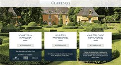 Desktop Screenshot of claresco.fr
