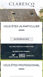 Mobile Screenshot of claresco.fr